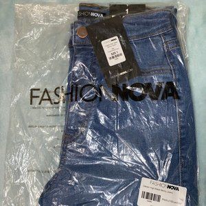 Classic High Waist Skinny Jeans - Medium Blue Wash